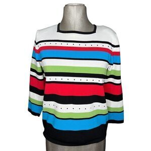 Alfred Dunner Sz Petite Small Sweater